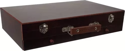 Praktisks koka koferītis