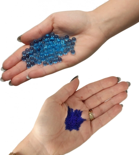 Dažādi izmēri pēc hidratācijas