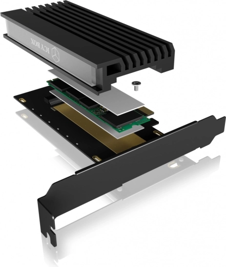 Massive heatsink with blue LED lighting