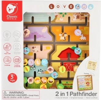 Drošs koka izpildījums bērniem no 3 gadu vecuma