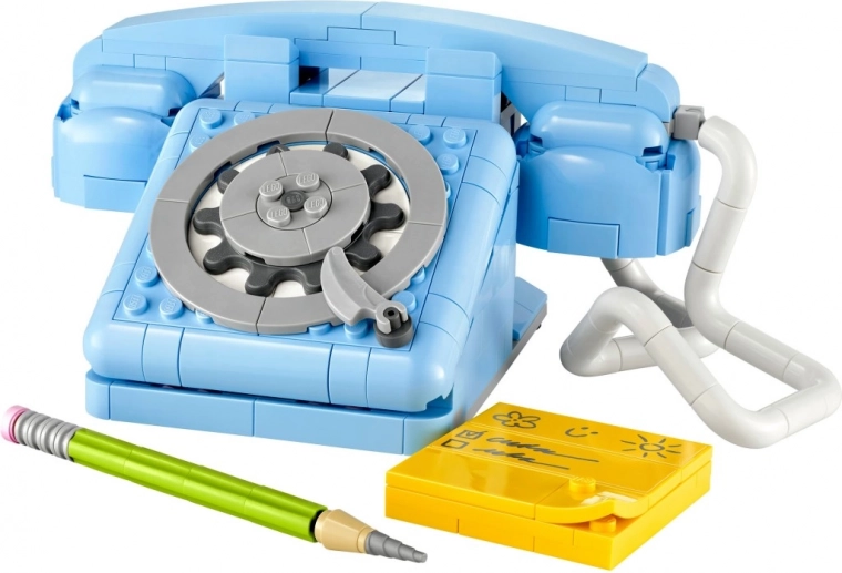 Autentisks 60. gadu telefons ar rotējošu ciparripu