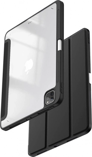 Clear back that highlights your iPad