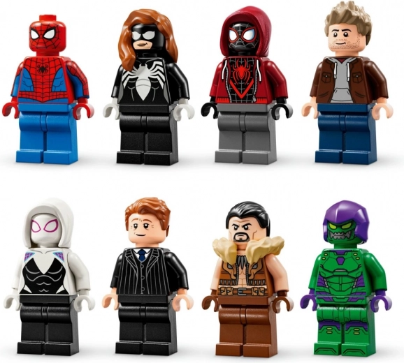 8 ikoniskas minifigūras un darbības piederumi
