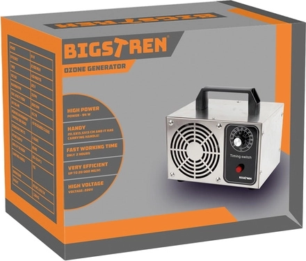 Jauda 20 000 mg/h ātrai, dziļai ozonēšanai