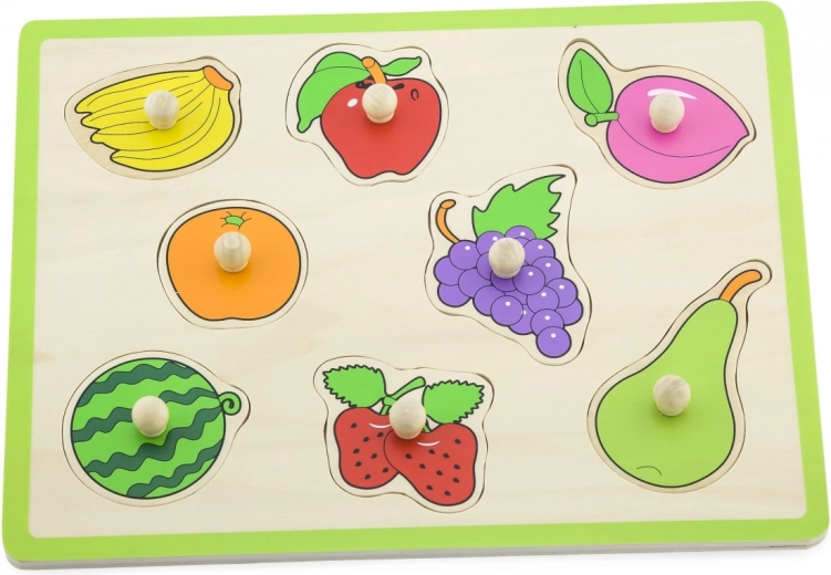 Mācīšanās caur spēli ar krāsainiem augļiem