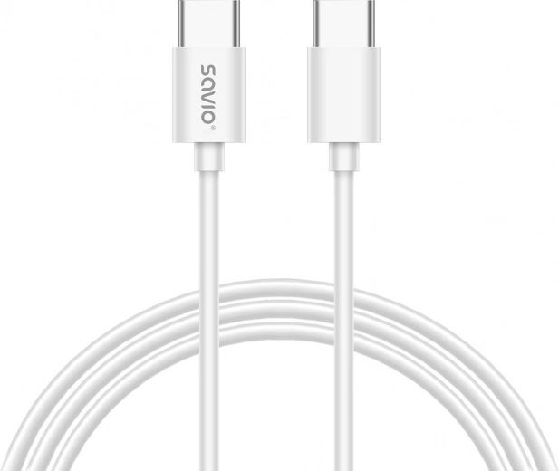Komplektā USB‑C ↔ USB‑C kabelis