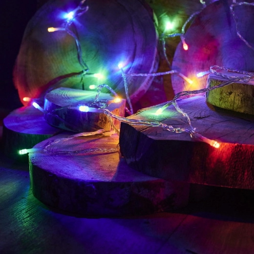 Gara virtene 10 m un 100 spilgtas diodes