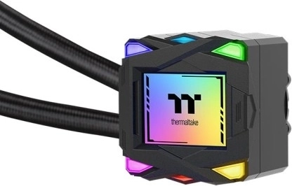 RGB water block with clean design
