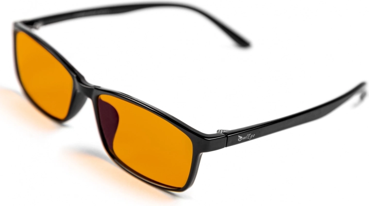 Pretapžilbināšanas oranžās lēcas