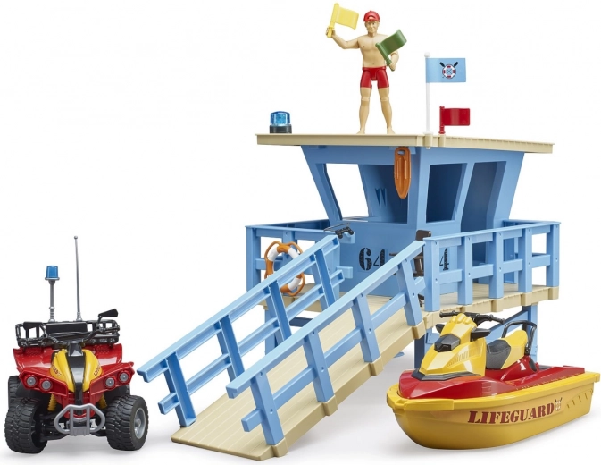 Realistic lifeguard tower