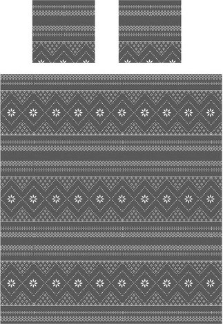 Stilīgs ziemas dizains pelēkā tonī