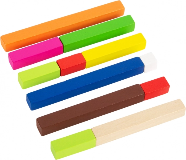 Multicolored sticks