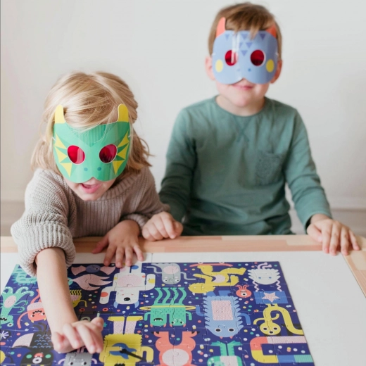 Interaktīva izklaide ar 3D maskām