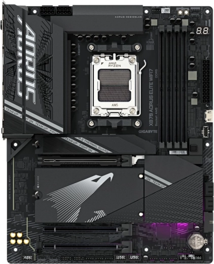 Powerful power delivery and support for Ryzen 9000/8000/7000