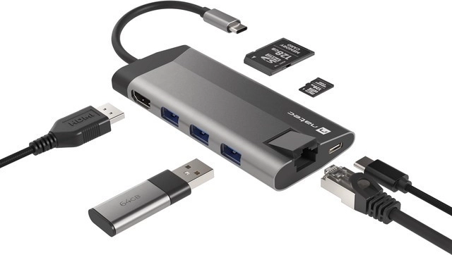 8 porti vienā ultrakompaktā centrmezglā
