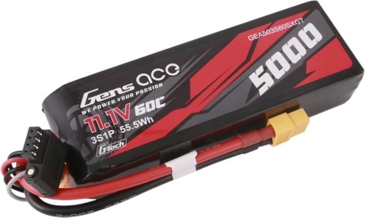 5000 mAh capacity for longer runs