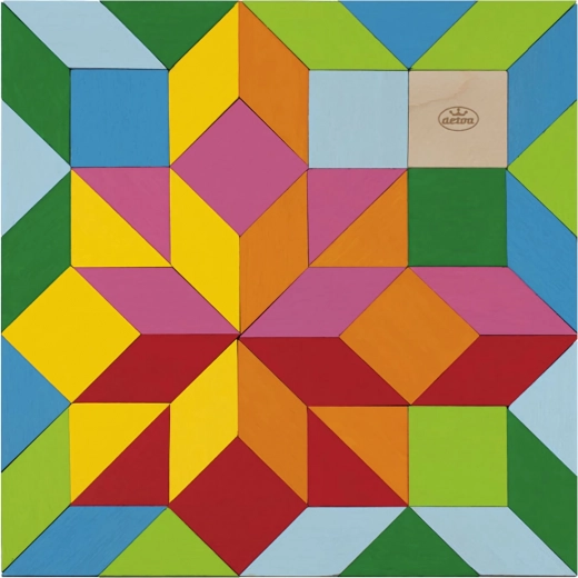 Drošs koks un košas krāsas