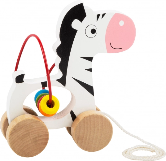 Velkamā zebra ar pērlīšu labirintu