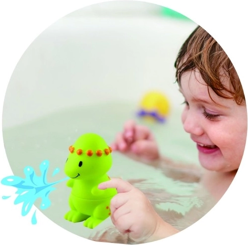 Šļakstīšanās jautrība vannā