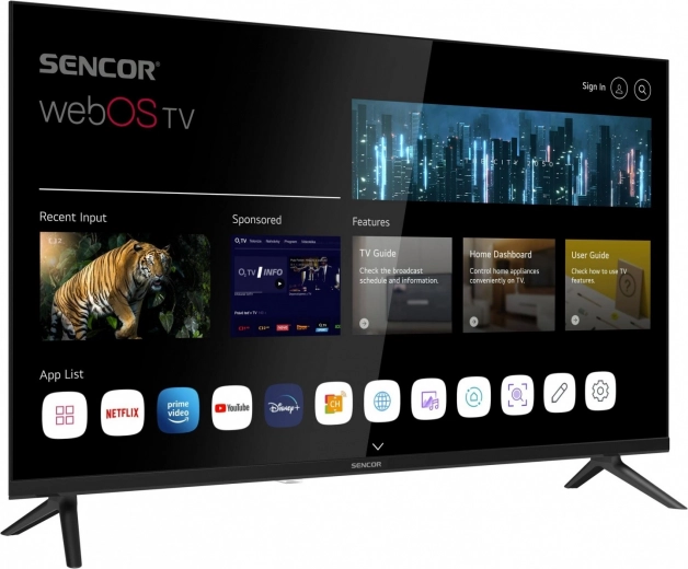 Intuitīvs webOS Smart TV