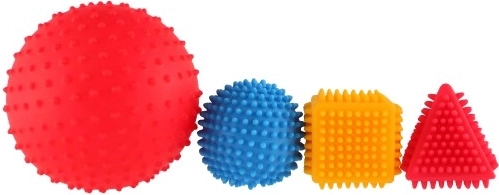 Dažādas formas un tekstūras taustes stimulācijai