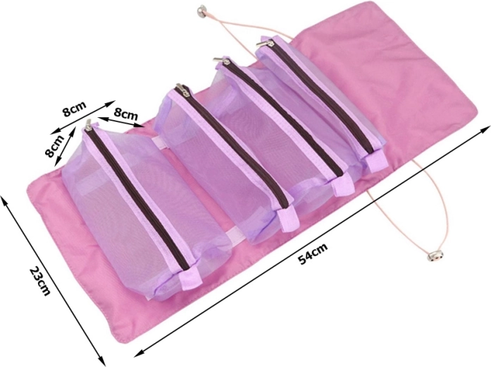 Četras izņemamas rāvējslēdzēja kabatas