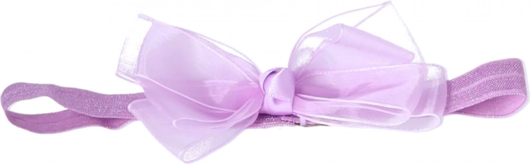 Eleganta violeta galvas lente ar bantīti