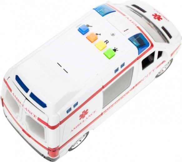 Gaismas, sirēnas un pogas uz jumta