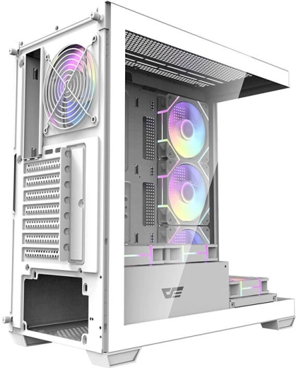 Panoramic look with two glass side panels