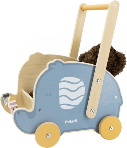 2in1: staigulis un ratiņi ar uzglabāšanas vietu