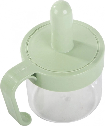 Ērts rokturis un drošs vāks