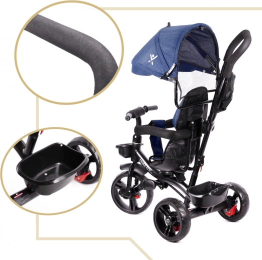 360° grozāms sēdeklis maksimālai kontrolei