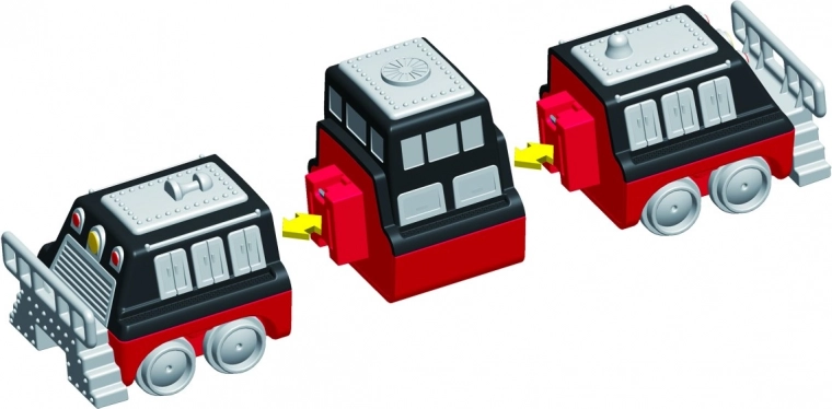 Modulāri transportlīdzekļi, kas cieši turas kopā