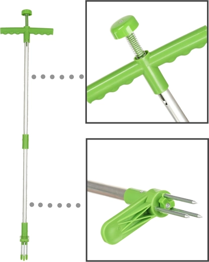 Viegls un izturīgs materiāls, ergonomisks T veida rokturis