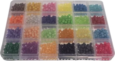 Milzu komplekts 2800 pērlīšu 24 krāsās
