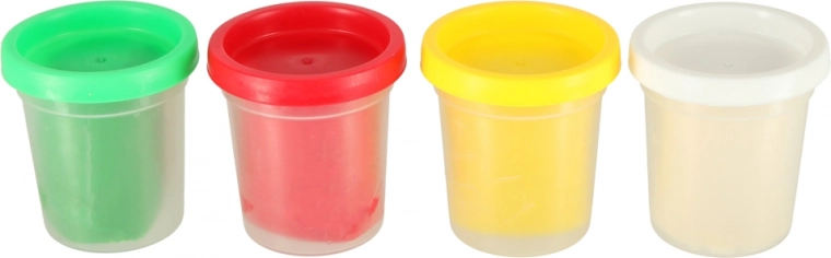Colorful play-dough