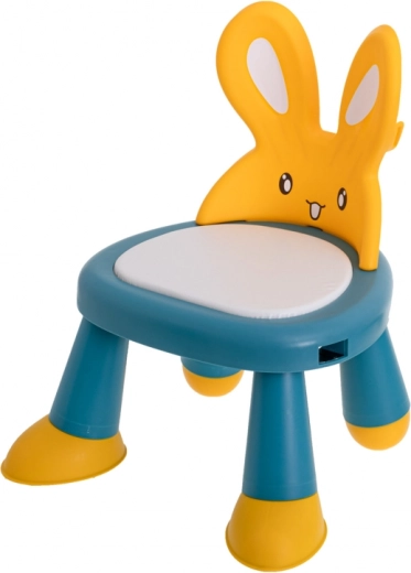 Rotaļīgs trusīša dizains motivē sēdēt