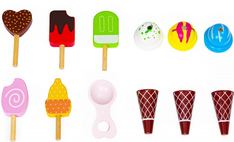 Magnetic scoops and easy serving