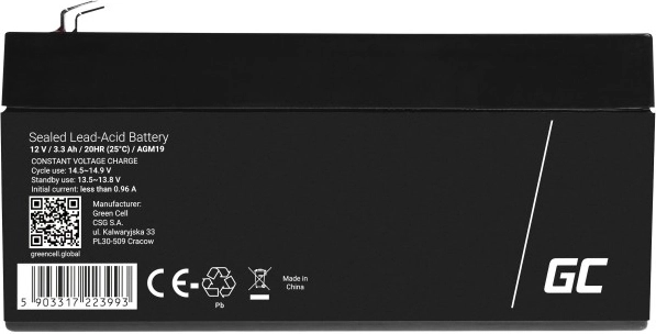 Reliable backup for alarms and UPS