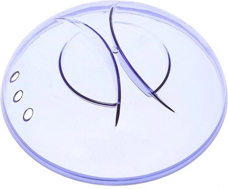 Caurspīdīgs vāks ar ventilāciju