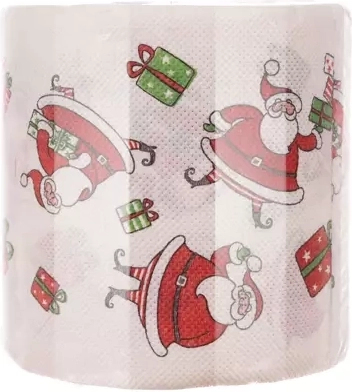 Jautrs Ziemassvētku dizains ar SANTU