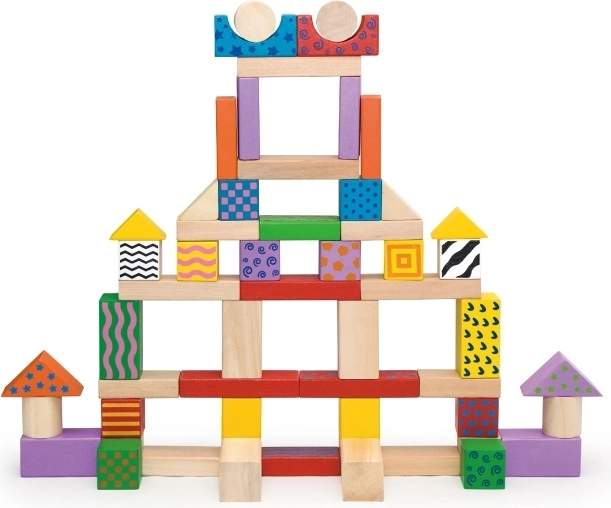 100 krāsaini klucīši bezgalīgai būvēšanai