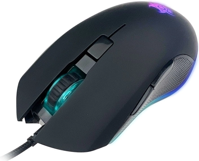 RGB apgaismojums un ergonomika labajai rokai
