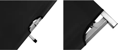 Pastiprināta konstrukcija un stabili fiksatori