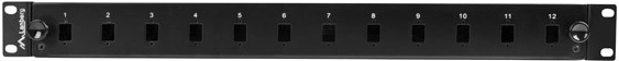 Universāla komplektācija: 12× SC simplex / 12× LC duplex