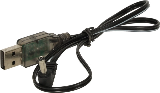 Uzlādejams akumulators un USB kabelis