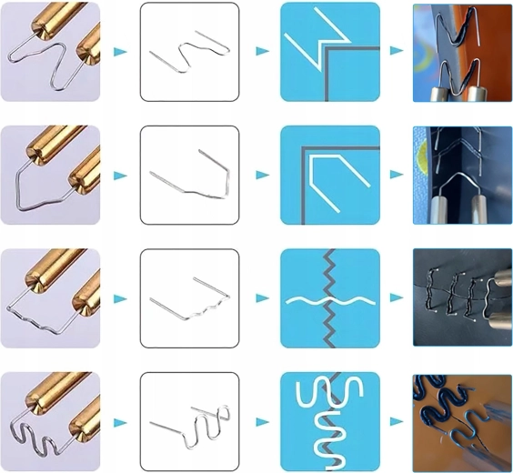 Dažādi skavu veidi