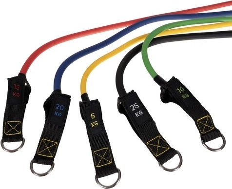 Mainīga pretestība 5–25 kg katram vingrinājumam