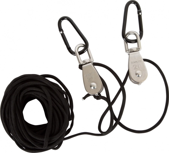 Izturīga 10 metru virve sasniedzamībai un kontrolei