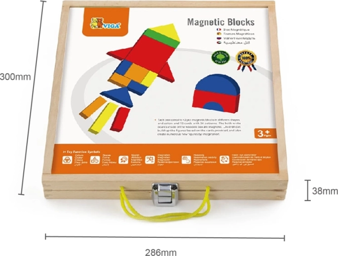 42 detaļas un 12 kartītes ar 24 paraugiem